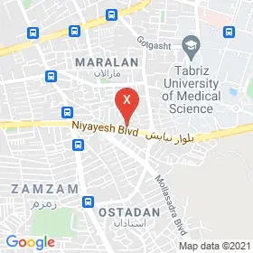 این نقشه، لوکیشن دکتر علی گل محمدی متخصص قلب و عروق؛ اینترونشنال کاردیولوژی در شهر تبریز است. در اینجا آماده پذیرایی، ویزیت، معاینه و ارایه خدمات به شما بیماران گرامی هستند.